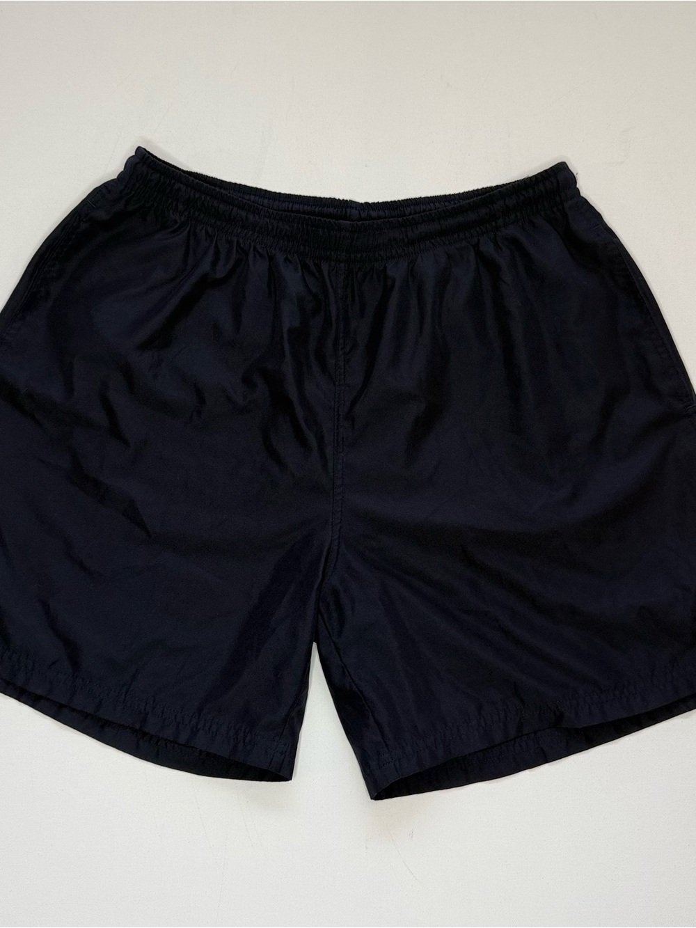 Wilson Black Men's Athletic Shorts with Elastic Waistband